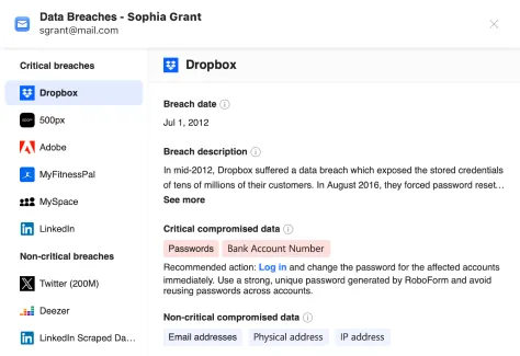 Compromised Password Detection & Breach Monitoring